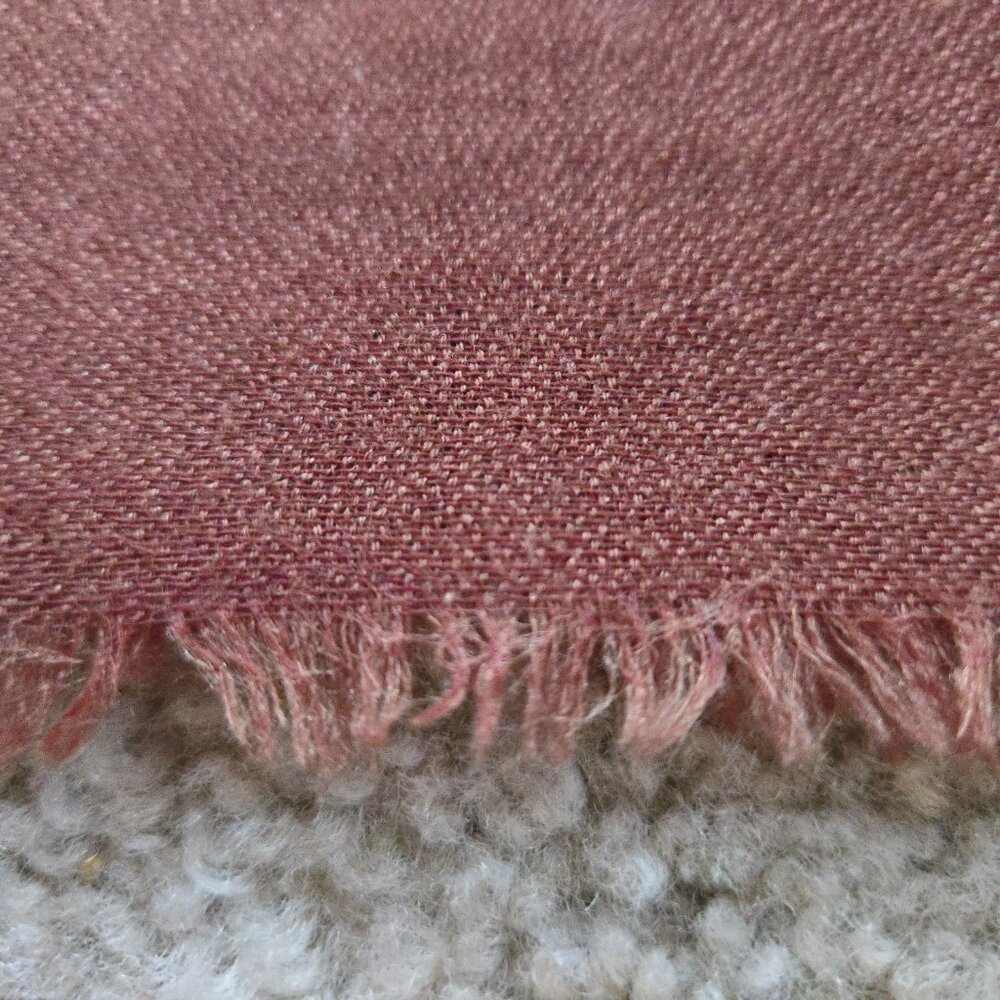 NWOT Cashmere Jacquard Lightweight Scarf Milk Chocolate - Picture 7 of 10